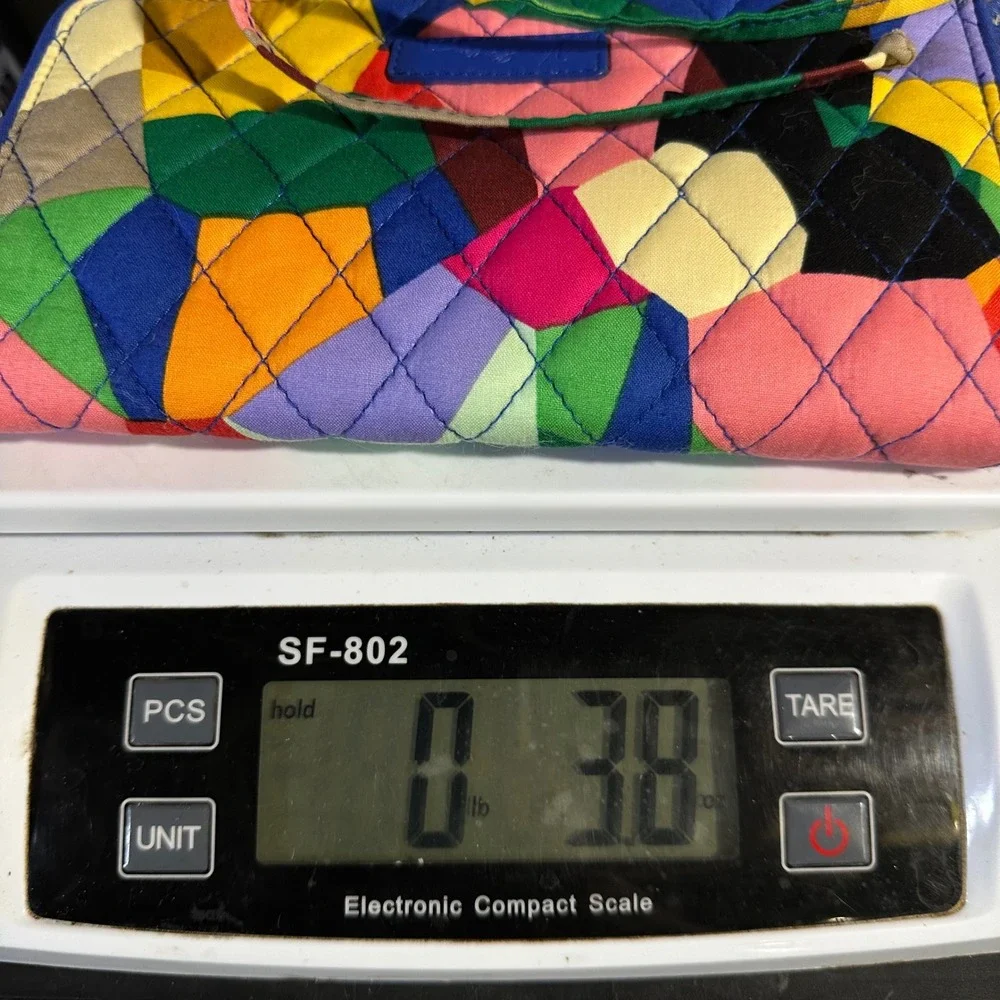 Vera Bradley Jewelry Organizer Womens OS Multi Color Geometric Travel Case Pouch